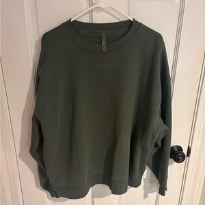 Calvin Klein Army Green Crewneck Sweatshirt